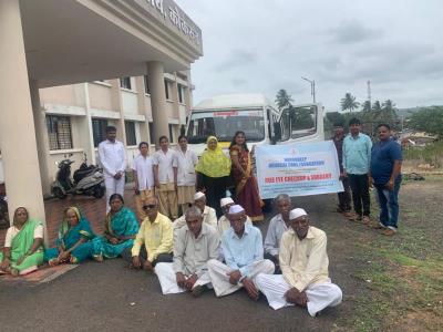 Free Eye check-up in association with  Giants Group of Shirala, Hirakani.